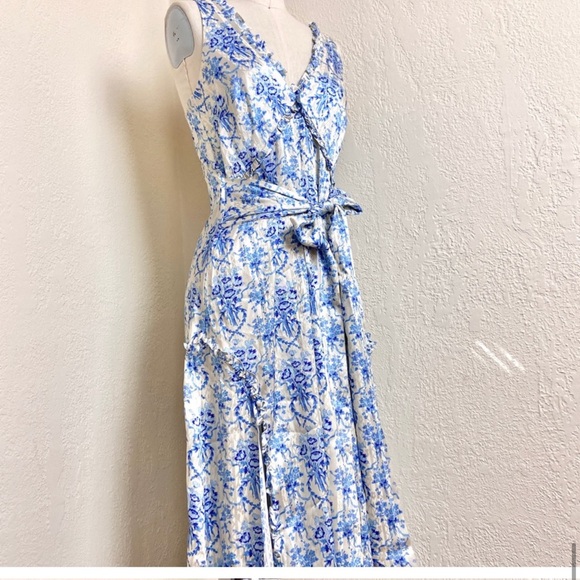 Loveshackfancy kendall satin printed midi dress - Picture 7 of 8